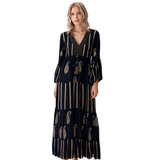 BR25812 PAISLEY BOHO MAXI DRESS ONE SIZE