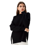 BRIT2823 PLAIN CREWNECK ITALIAN SWEATER
