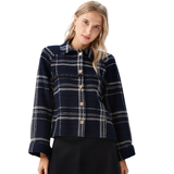 BR55680 PLAID JACKET