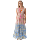 BR25261 SUNSET GLOW TIERED MAXI DRESS