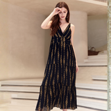 BR25820 RUCHED WAIST DRESS MAXI DRESS ONE SIZE