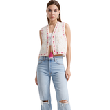 BR11419  EMBROIDERED SLEEVELESS ONE SIZE VEST