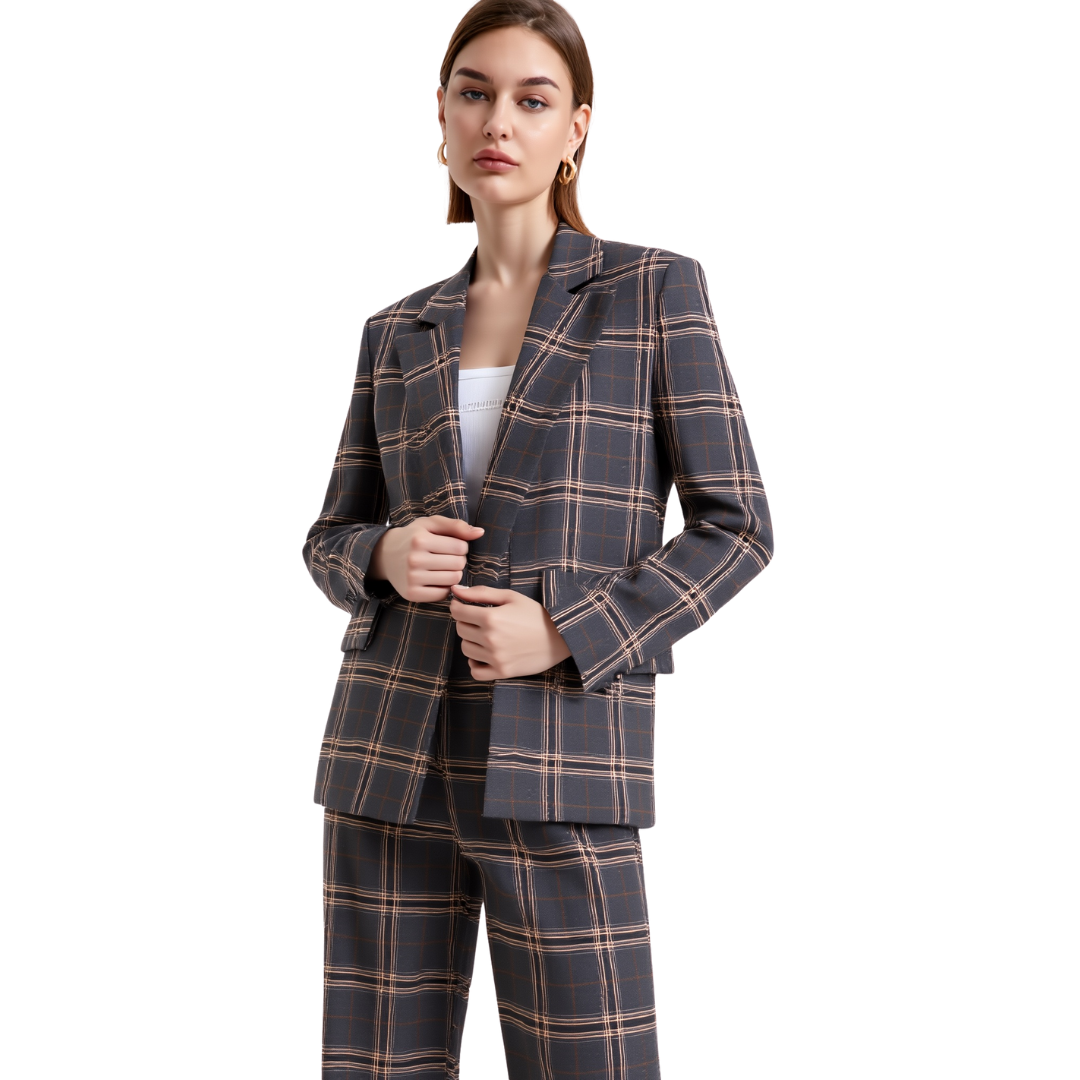 BR11169 ITALIAN PLAID JACKET